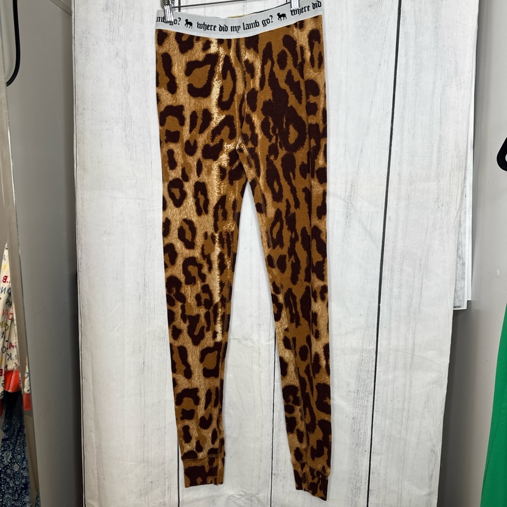 L.A.M.B. Brown Leopard Print Leggings